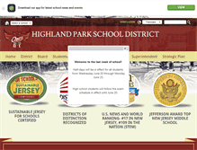 Tablet Screenshot of hpschools.net